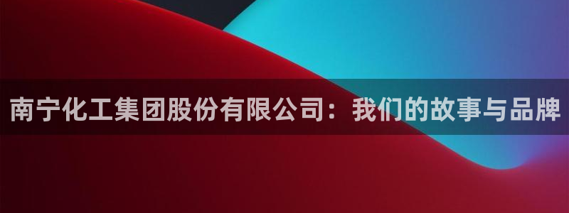 球盟会地址：南宁化工集团股份有限公司：我们的故事与品牌