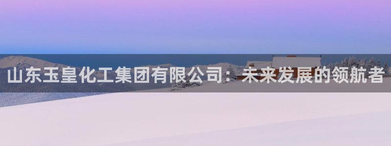 球盟会官网app下载：山东玉皇化工集团有限公司：未来发展的领