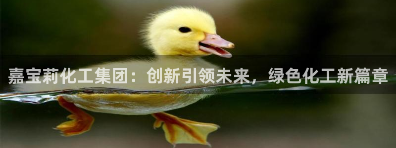 球盟会app手机登录：嘉宝莉化工集团：创新引领未来，绿色化工