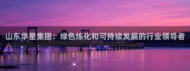 球盟会官方下载：山东华星集团：绿色炼化和